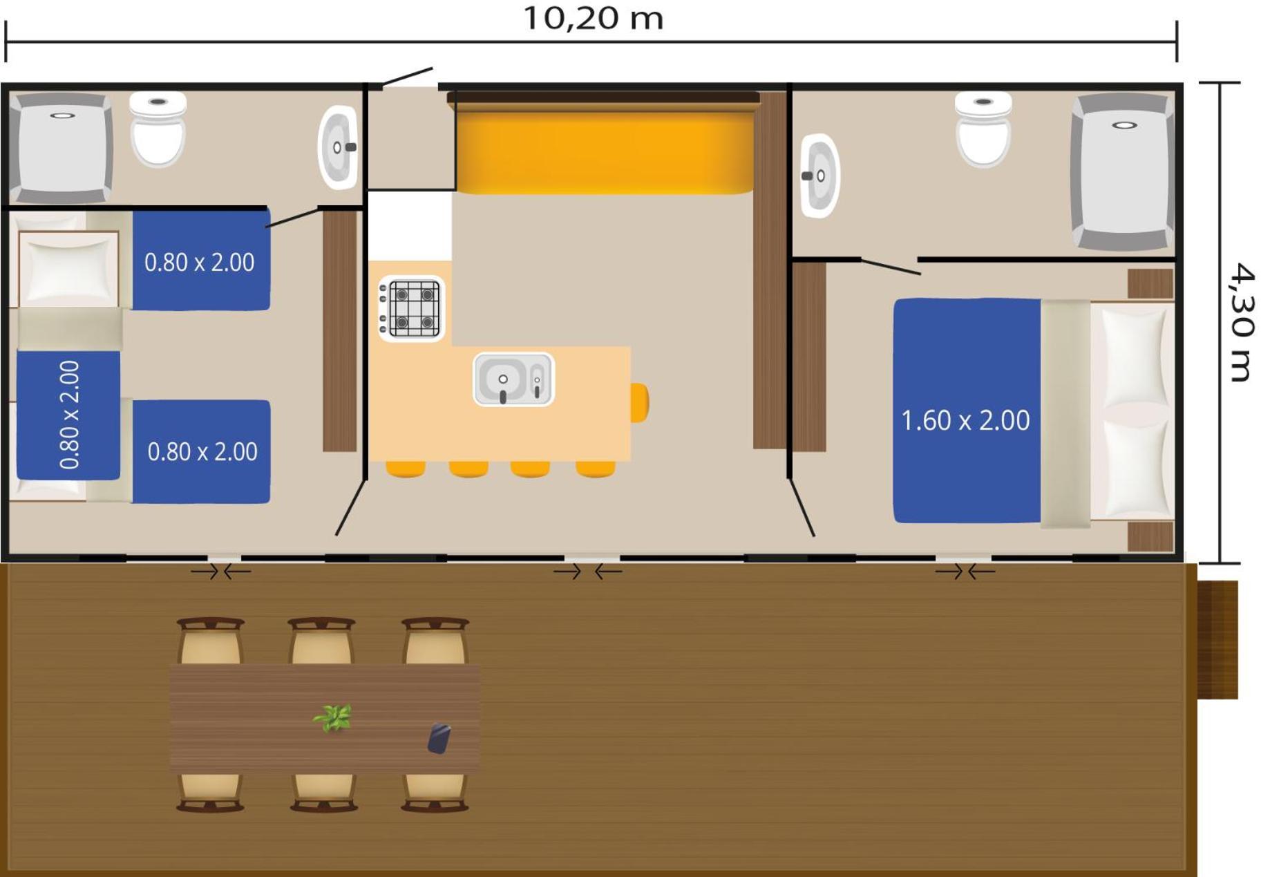 Easyatent Mobile Home Bijela Uvala Mugeba Cameră foto